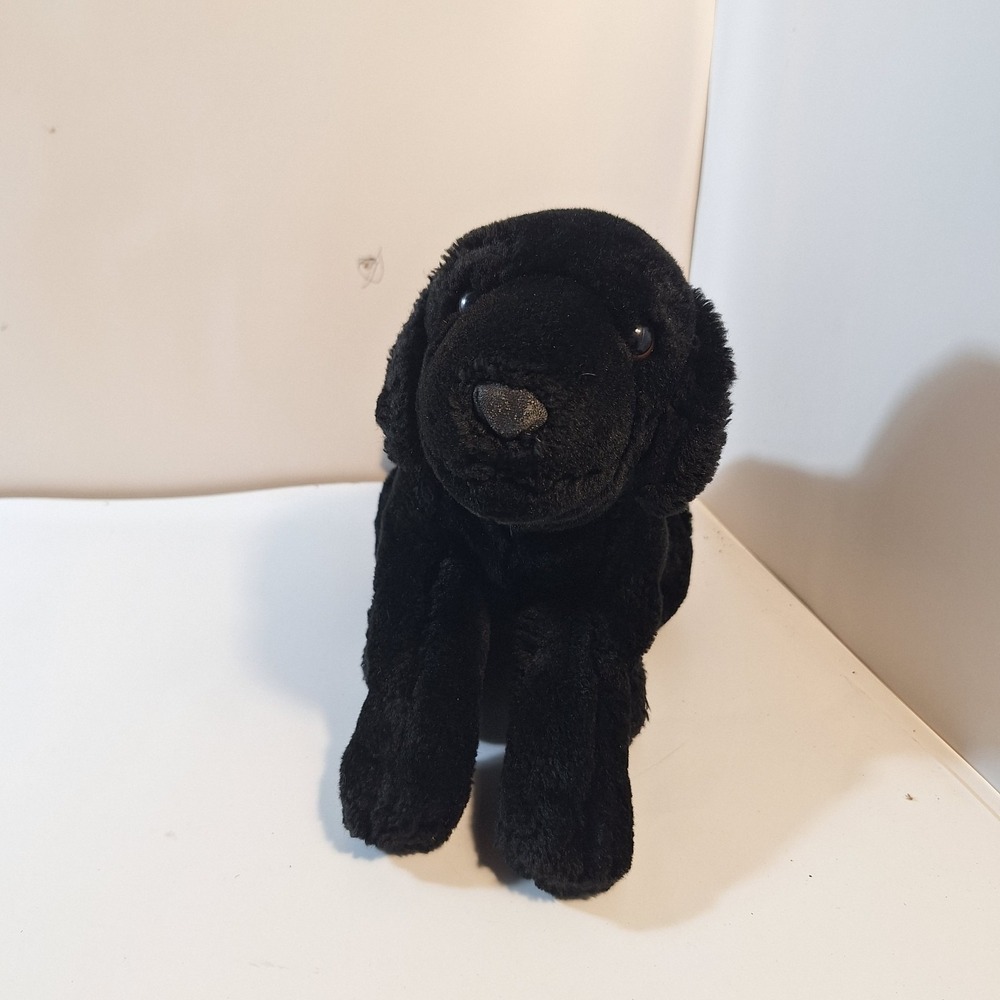 Kids Preferred Black Labrador Retriever Puppy Dog Plush Stuffed Animal 14"